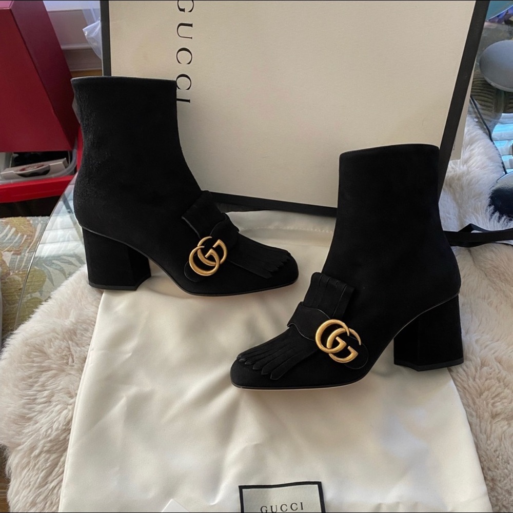 New authentic Gucci Marmont 75 boots